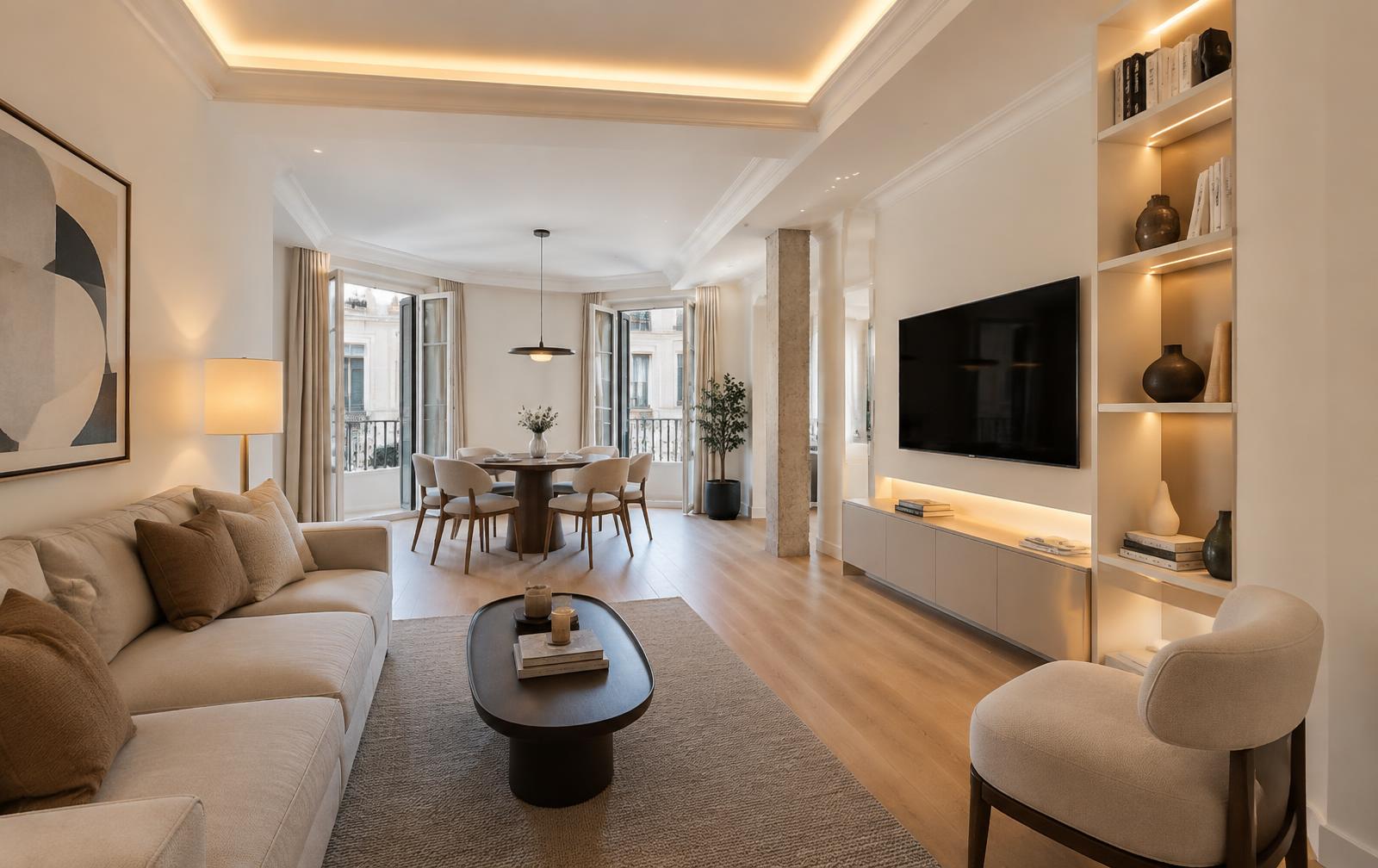 Vivienda moderna reformada por LF Espacios en Vigo