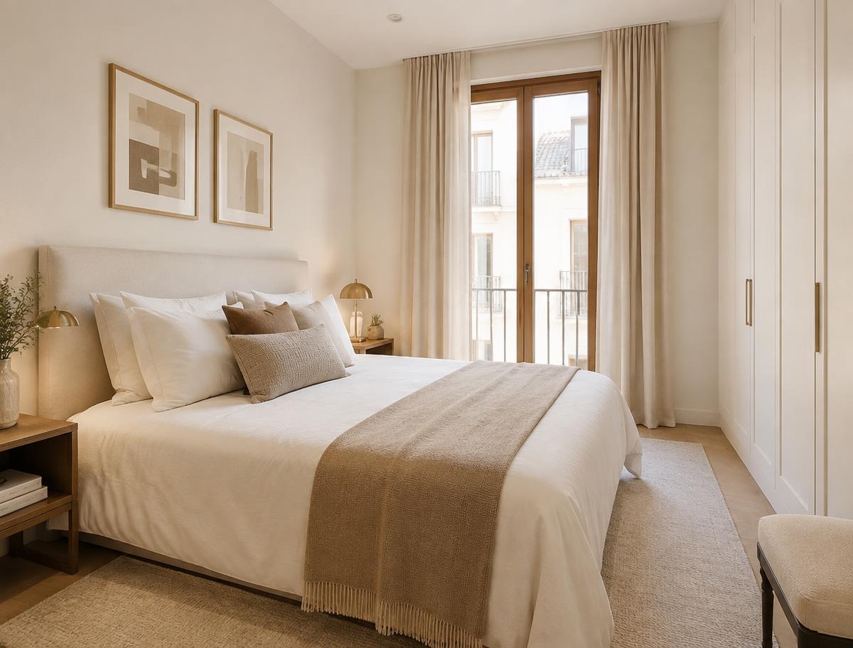 Habitación de vivienda completamente renovada en Vigo